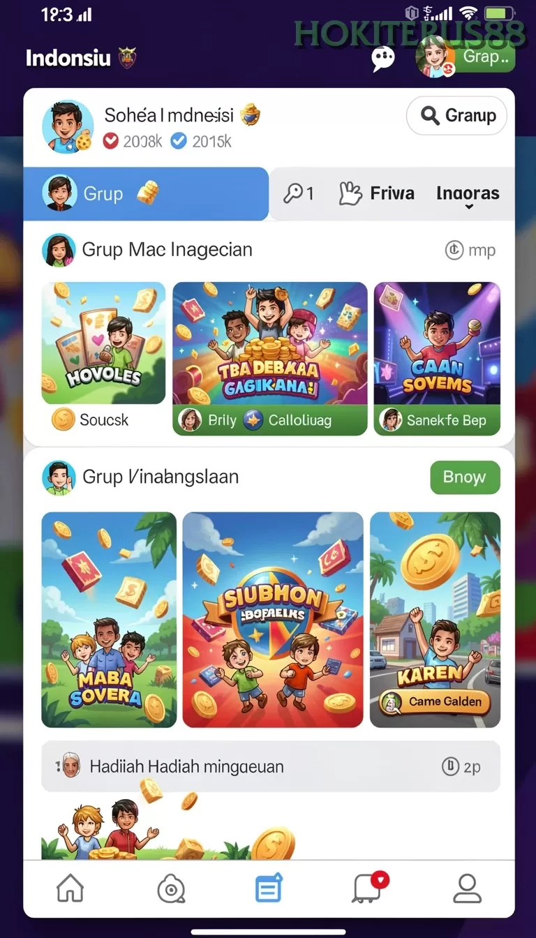 Cuplikan layar DS99 — halaman utama