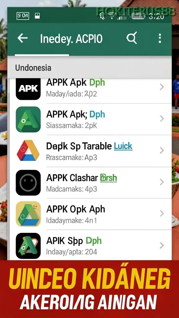 Cuplikan layar NEKO4D — menu navigasi